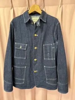 WAREHOUSE ウエアハウス 2165 カバーオール Size42 WAREHOUSE（ウエアハウス） ウェアハウス インディゴヘリンボーン