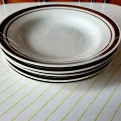 TONO陶器皿 5枚セット ホワイト・ブラウンのサムネイル