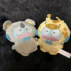 サンリオ　どうぶつ着ぐるみマスコット ハンギョドン　キリン編　コアラ編 ナムコ