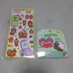 まとめ売り☆Monchichi/モンチッチ☆おはじきシール・平成はっぴーフォン