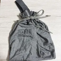 PGN グレー エコバッグ風巾着