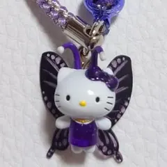 ☆長野☆八ヶ岳限定☆ご当地キティ☆オオムラサキ☆根付け ストラップ