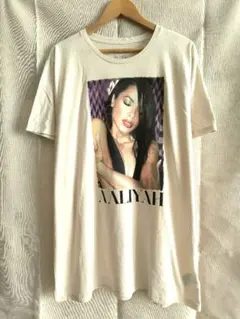 AALIYAH アリーヤ アーティスト バンドTシャツ 半袖 カットソー XL