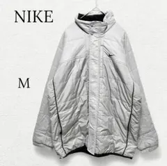 【ナイキ】ミドル丈中綿ブルゾン ジャンパー ロゴ刺繍 ベンチコート スポーティ