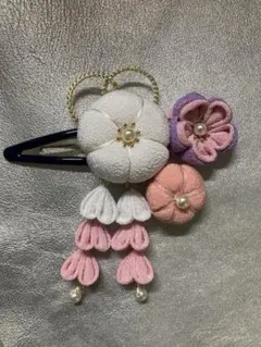 【最終価格】花の髪飾り　七五三　成人式　梅の花　女の子