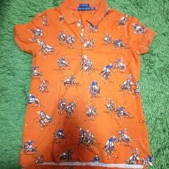 Ralph Lauren ポロ競技柄 オレンジポロシャツのサムネイル