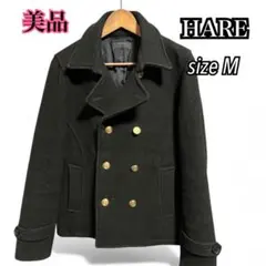 美品　傷汚れ無し✨　HARE ピーコート　ダブルブレスト Mサイズ