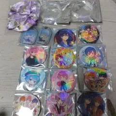 アニメキャラクター缶バッジセット