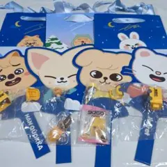 SKZOO ミニフィギュア うちわ 紙袋 セット