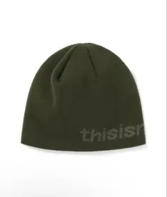 thisisneverthat オリーブグリーン ニット帽