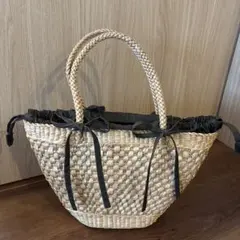 【新品未使用タグ付】INGEBORG インゲボルグレース装飾かごバッグ 新品未使用タグ付】INGEBORG インゲボルグレース装飾かごバッグ - メルカリ