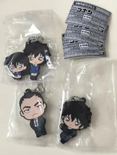 名探偵コナン カプセルラバーマスコット3種セット