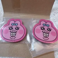 バンダイ おぱんちゅうさぎ&んぽちゃむ キャラマグネッツ 2個
