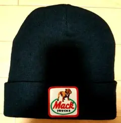 Mack Trucks刺繍 ニット帽　試着のみ 美品 ビーニー　 タグあり
