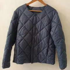 coen ネイビー キルティングジャケット ブルゾン L