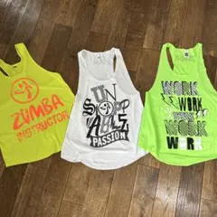 ZUMBA タンクトップ　3枚セット