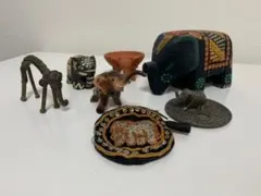 象 ぞう ゾウ 置き物 インテリア お香立て 小物入れ 色々セット