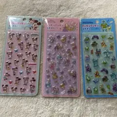 ディズニー プクプクシール 3枚セット