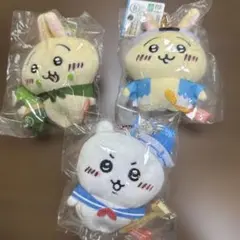 ちいかわ　ご当地ぬいぐるみセット うさぎ　はちわれ