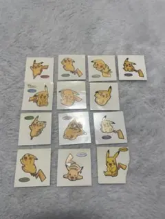 ポケモンパン デコキャラシール ピカチュウ　13枚セット