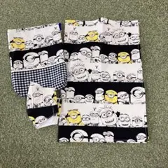 小学校入学準備品　ランチマット、袋、マスク3点セット