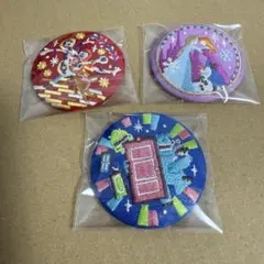 ディズニー刺繍缶バッジ　リメンバーミー　アナ雪　モンスターズインク　缶バッジ