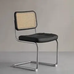 【美品】 CAGUUU Woody Auraラタン調モダンチェア