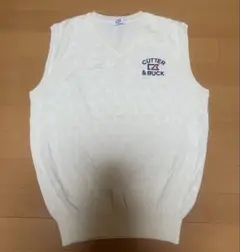 Cutter & Buck Vネックベスト ホワイト