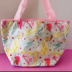 ディズニープリンセス　保温保冷バッグ　アルミバッグ　お弁当　ランチバッグ　トート