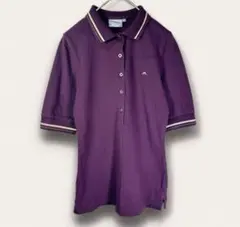【美品】J.LINDEBERG　レディース　半袖　ポロシャツ　ゴルフウェアのサムネイル