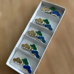 松の箸置き　五個