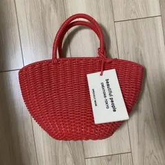 【値下げしました！】かごバック（beautiful people）