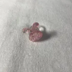 2567】ガラス細工 きのこハウス ピンク ドット - メルカリ