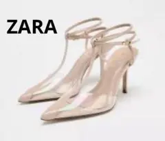 ZARA クリアストラップサンダル新品未使用