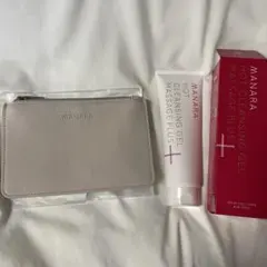 マナラ ホットクレンジングゲル マッサージプラス ＋ オリジナルポーチ付き