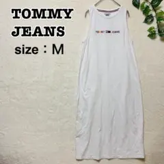 TOMMY JEANS ロゴ タンク ドレス　綿100% Mサイズ
