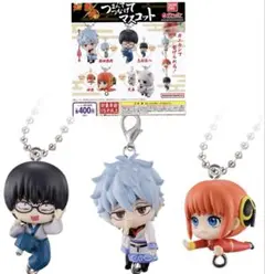 銀魂 つまんでつなげてマスコット　4種セット　ガチャ@④