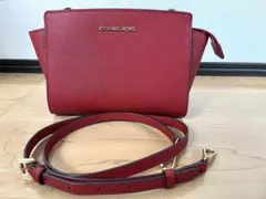 MICHAEL KORS 赤 ショルダーバッグ