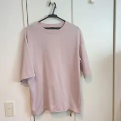 新品　UNIQLO ユニクロ　エアリズムコットン　オーバーサイズTシャツ　五分袖