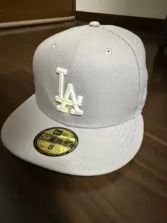 New Era 59FIFTY ニューエラLAキャップ グレー 8 ドジャース