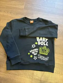 BABY DOLL トレーナー 140cm 黒