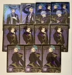 ツイステ オクタヴィネル寮 ジェイド フロイド メタルカード 11点セット