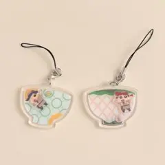 【2点セット】クレヨンしんちゃん すき家 すきすきセット アクリルキーホルダー
