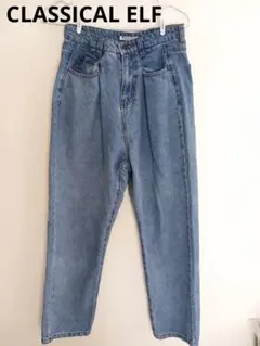 Classical Elf タックデニムパンツ レディース　Mサイズのサムネイル