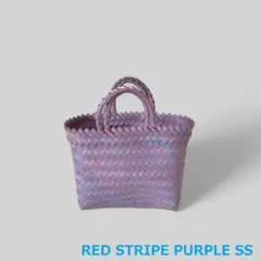 パサールバッグ SS レッドストライプパープル