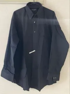 Mr. Junko 黒 ドレスシャツ Lサイズ クリーニング済　メンズシャツ