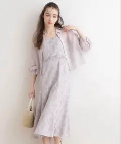 クチュールブローチ　キャミワンピース