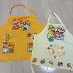 100 110アンパンマン エプロン 2枚セット