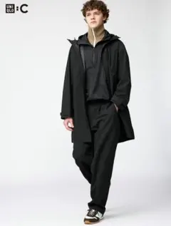 sale~6/15迄)タックワイドテーパードパンツ　ユニクロ