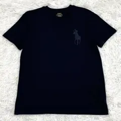 ラルフローレン 厚手Tシャツ ビックポニー ブラック Mサイズ